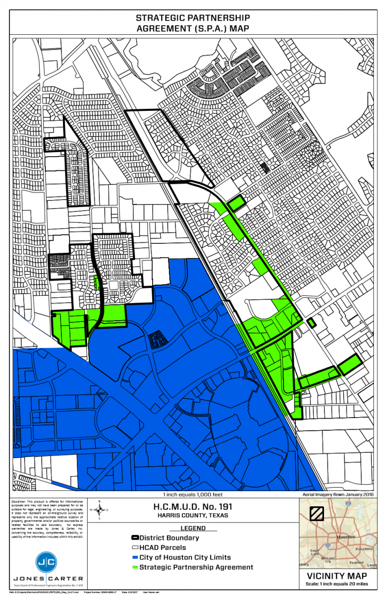 District Maps – Harris County Municipal Utility District No. 191